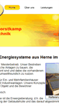 Mobile Screenshot of haustechnik-horstkamp.de